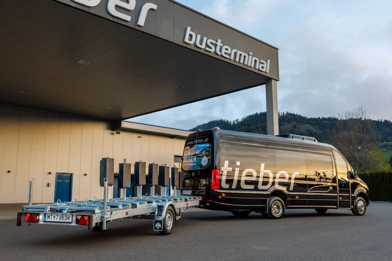 Fahrrad Transportanhänger offen / Bild 1