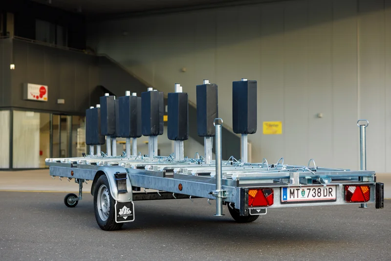 Fahrrad Transportanhänger offen / Bild 6